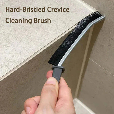 (PACK OF 4 ) Hard-Bristled Crevice Cleaning Brush