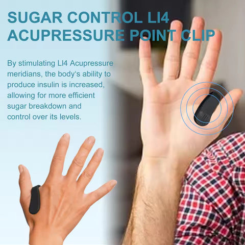 Sugar Control Acupressure LI4 Point Hand Clip