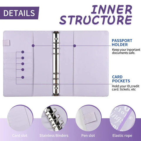 100 envelope savings notebook