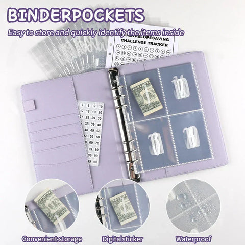 100 envelope savings notebook