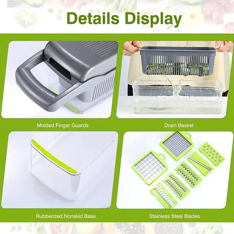 16 in 1 Multifunctional Vegetable Chopper