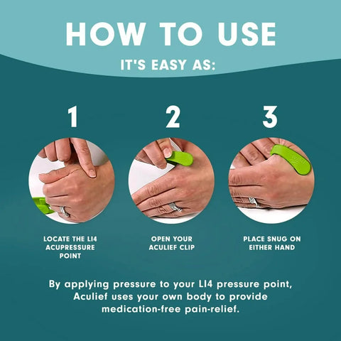Sugar Control Acupressure LI4 Point Hand Clip